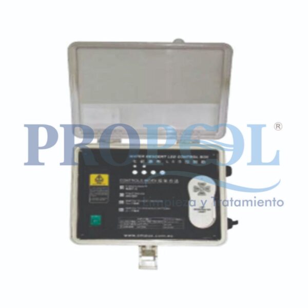 Caja y Control Remoto para cascada-propool